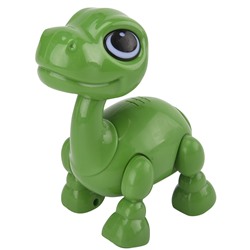 Mioshi Active Интерактивная игрушка "Милые животные: Динозаврик" (13 см, свет, звук, подвиж., зел.)