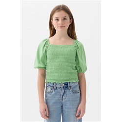 Gap Puff Sleeve Square Neck Smocked Top (4yrs-13yrs)