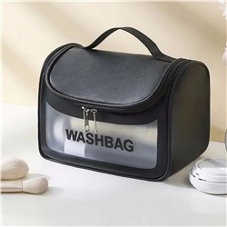 Kristaller Косметичка женская Washbag zippered envelope, чёрный