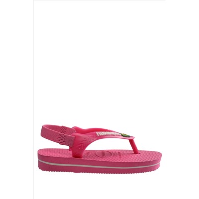 Havaianas Baby Pink Brasil Logo II Sandals