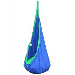 ProfiCamp Гамак-кресло "Кокон" (70х150 см, хлопок, до 80 кг, сине-зелёный)