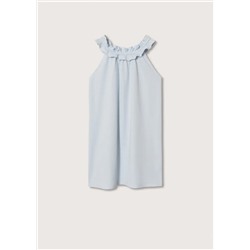 Camisón algodón volante -  Niña | MANGO OUTLET España