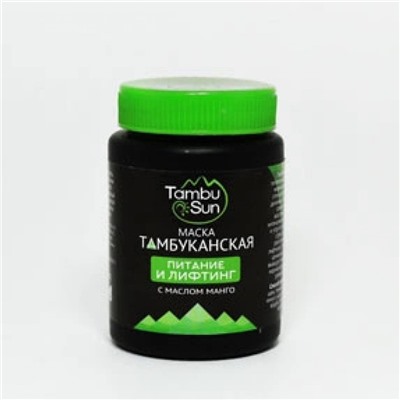 Маска для лица тамбуканская Питание и лифтинг, пластик, 100 мл, "TambuSun" TambuSun