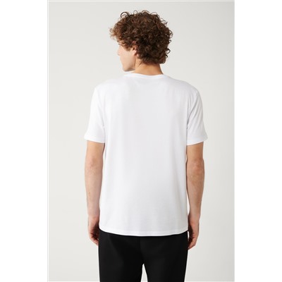 Белая футболка Ultrasoft с круглым вырезом, однотонная, стандартный крой, модал