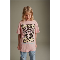 Pink Green Day Band License T-Shirt (3-16yrs)