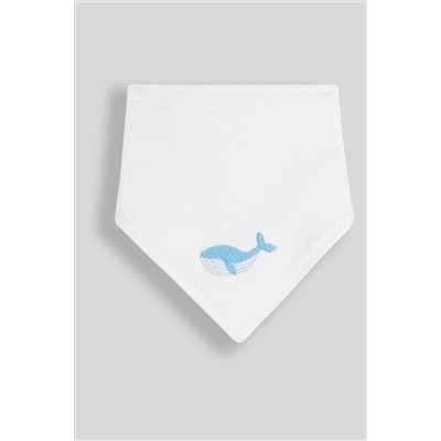 JoJo Maman Bébé 3-Pack Whale Dribble Bibs