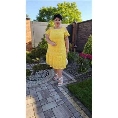 Платье Vittoria Queen 21103 желтый