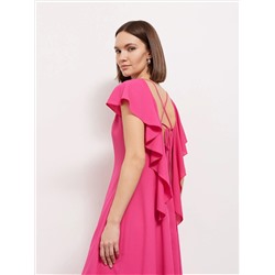 Платье приталенного кроя  цвет: Розовый PL1387/haiden | купить в интернет-магазине женской одежды EMKA