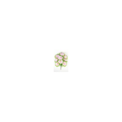 Искусственные цветы, Ветка в букете пион с листом 10 голов (1010237)