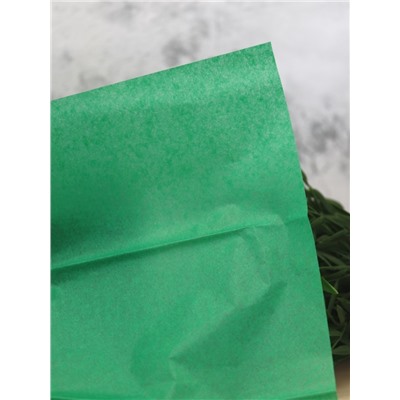 Бумага тишью "Classic", dark green, 50 х 66 см, 14 г/м2 (набор 10 шт.)