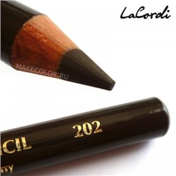Карандаш для глаз LaCordi №202 Черно - коричневый