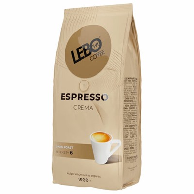 Кофе в зернах LEBO "Espresso Crema" 1 кг