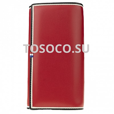 g-1001-2 red кошелек натуральная кожа и экокожа 9х19х2