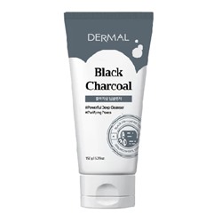 Dermal Крем-пенка для умывания "Black Charcoal" с древесным углём 150 г / 50