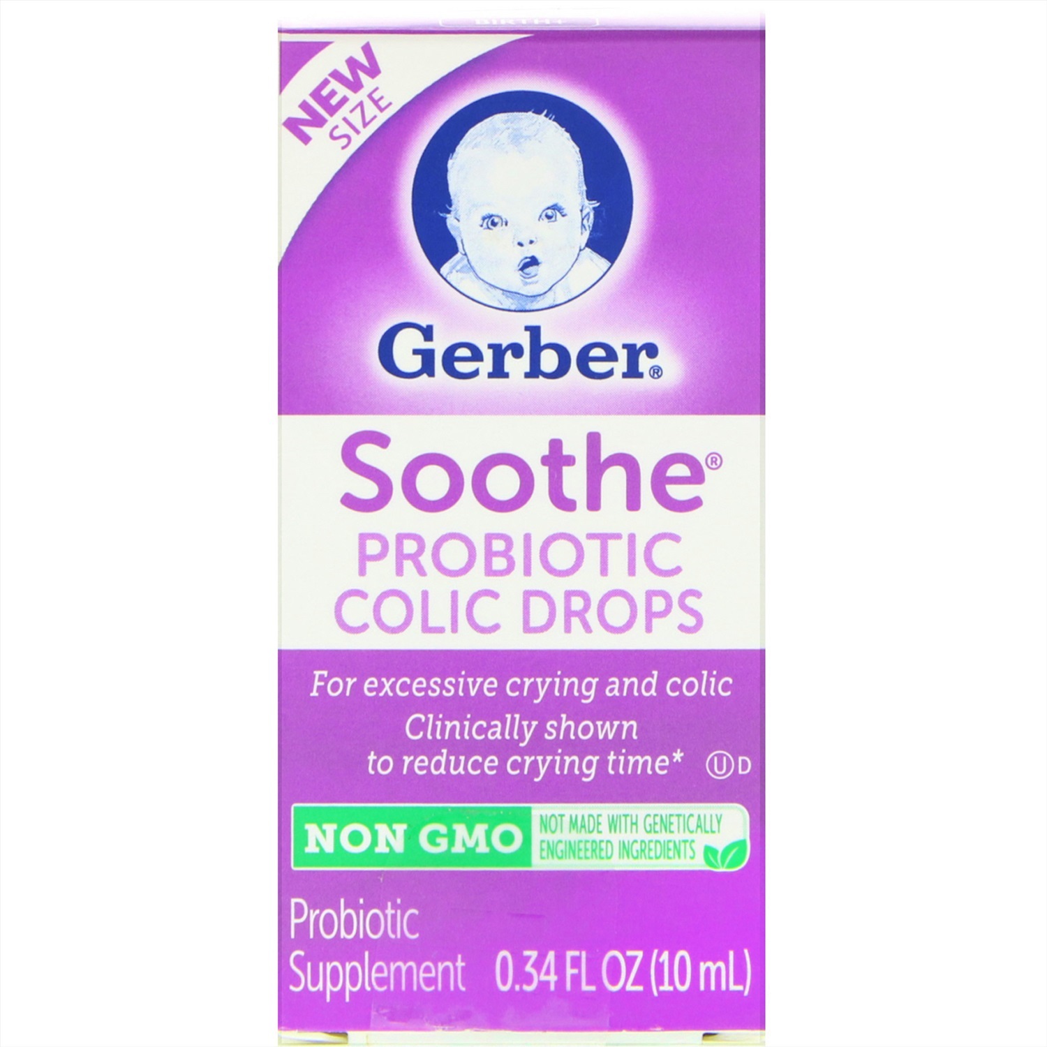 soothe probiotic colic drops gerber