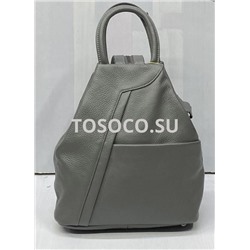 042 gray рюкзак Wifeore натуральная кожа 24x13x28