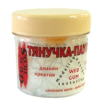 ТЯНУЧКА-ПАУТИНКА  ДЛЯ СОЗДАНИЯ СТРУКТУРЫ и ДИЗАЙНА(WEB-GUM TEXTURING WAX-PASTE)110ml