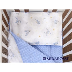 Постельное белье для новорожденных Зайка blue