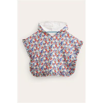 Boden Towelling Poncho Hoodie