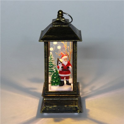 Сувенир с подсветкой "Дед Мороз-Зимняя история"