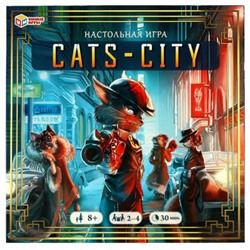 Игра настольная Cats-city картон, пластик Умные игры 4680107974280