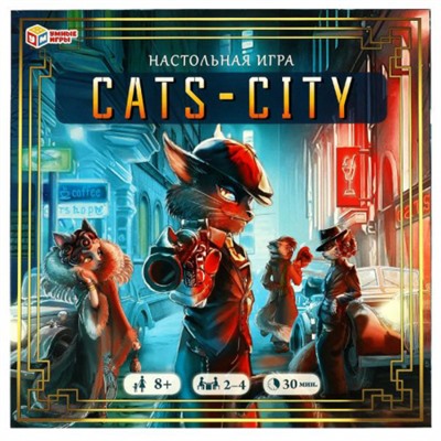 Игра настольная Cats-city картон, пластик Умные игры 4680107974280