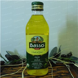 Масло оливковое очищенное Pure Olive Oil классическое Basso 500 мл (Италия)