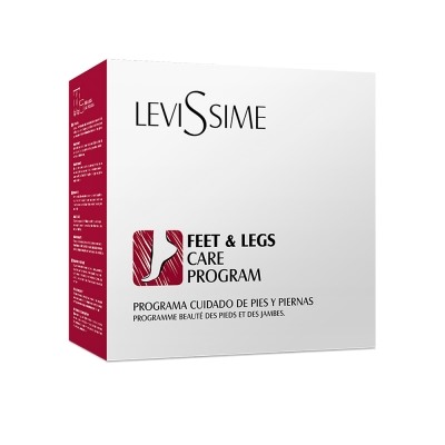 Набор для ног «Комфорт» LeviSsime Feet and Legs Pack (Exfoliating Cream, Hard Skin Cream, Skin Relief Hydrating Cream)