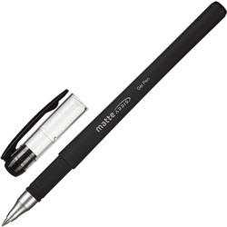 Ручка гелевая неавтомат. Deli Matte Arris шар0,5 лин0,3 черн EG64-BK
