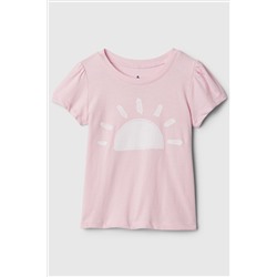 Gap Mix and Match Floral Logo Short Sleeve Crew Neck T-Shirt (Newborn-5yrs)