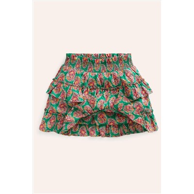 Boden Tiered Printed Skort