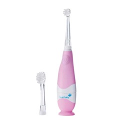 Электрическая зубная щетка Brush-Baby, цвет розовый (0-3 лет)