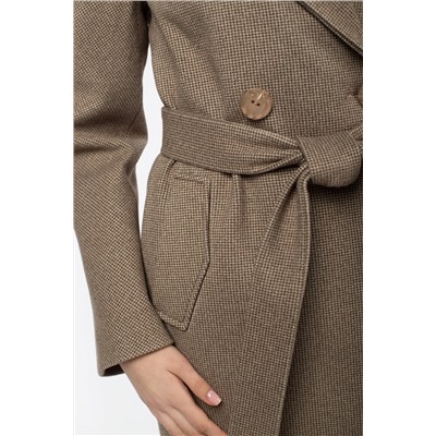 01-11220 Пальто женское демисезонное (пояс)