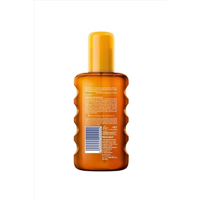 Nivea Sun Spf 6 Intense Bronzing Sun Oil Spray 200 мл, экстракт каротина, содержит витамин Е