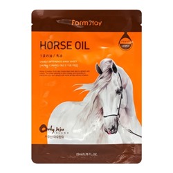 FarmStay Visible Difference Horse Oil Mask Sheet Питательная тканевая маска для лица 23мл