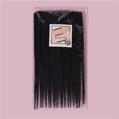 Расчёска с хвостиком, 21 × 2,5 см, фасовка 20 шт, цвет чёрный