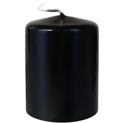 Свеча пеньковая, 4х5 см, чёрная, время горения 7 ч