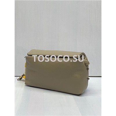 055-2 khaki  сумка  Wifeore натуральная кожа 15x8xх24