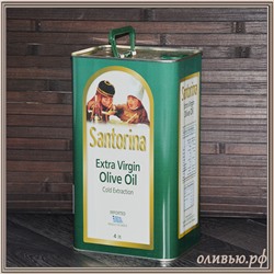 Масло оливковое EXTRA VIRGIN SANTORINA 4 л (Греция)