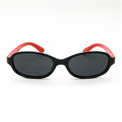 IQ10001 - Детские солнцезащитные очки ICONIQ Kids S5002 С2  черный-красный