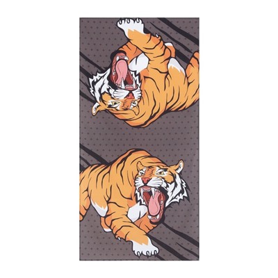 Набор подарочный Этель Tiger, полотенце 70х146см и аксессуары