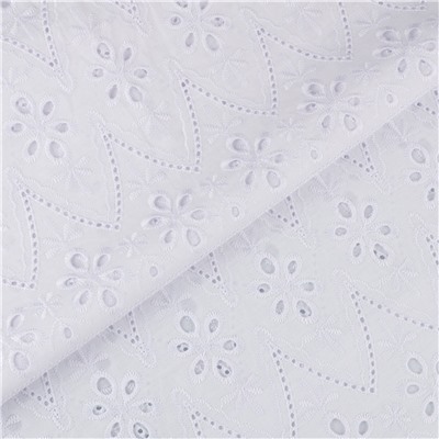 Ткань блузочная YFAS-2309 Ткань "Шитье"(Прошва) 285 г/кв.м 140 см 70% хлопок, 30% полиэстер