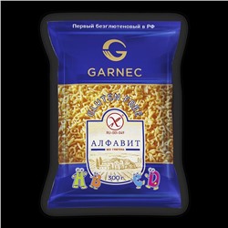 Макароны кукурузные Garnec: алфавит