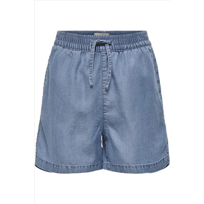 ONLY KIDS Blue Tencel Denim Shorts