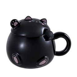 Кружка «Chubby cat», black (460 ml)