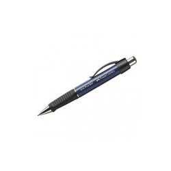 Ручка шариковая автоматическая Faber-Castell "Grip Plus Ball" синяя, 0,7мм, грип, корпус темно-синий