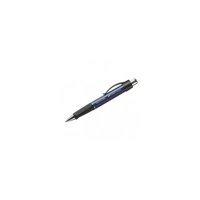 Ручка шариковая автоматическая Faber-Castell "Grip Plus Ball" синяя, 0,7мм, грип, корпус темно-синий