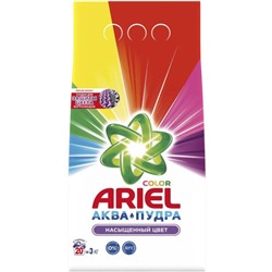 Стиральный порошок автомат Ariel (Ариэль) Аквапудра «Color», 3 кг