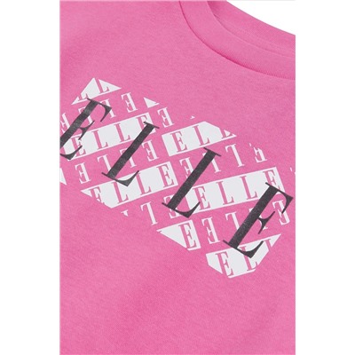 Elle Junior Girls Pink Graphic Print Sweatshirt