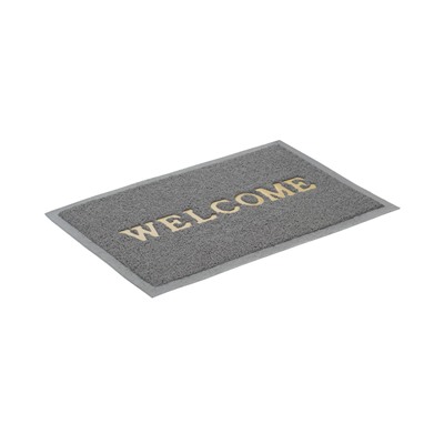 Коврик придверный SunStep Spongy Welcome, 40 x 60 см, серый